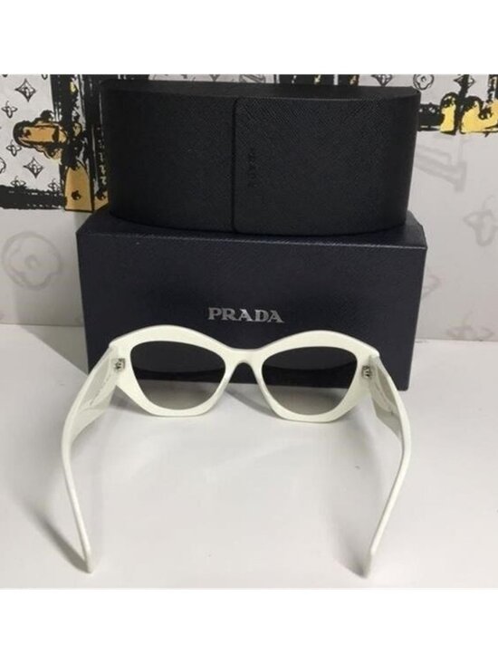 New Authentic Prada SPR 07Y Women’s Sunglasses – White Frame main image 8